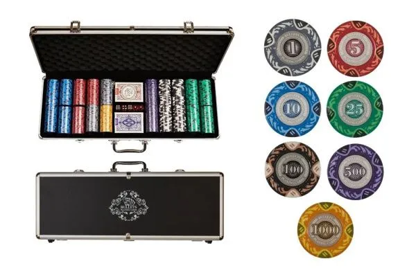 Набор для покера Bullets на 500 фишек