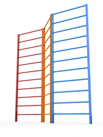 Шведская/гимнастическая стенка трехсекционная уличная