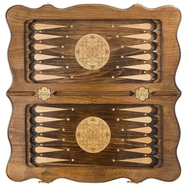 Шахматы + нарды резные 50, am452, Mirzoyan