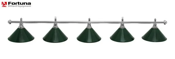 Светильник Fortuna Prestige Silver Green 5 плафонов