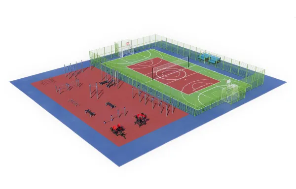 Умная спортивная площадка. Комплект №1 (по приказу Минспорта России №107 от 15.02.22) - 108х3,5 мм