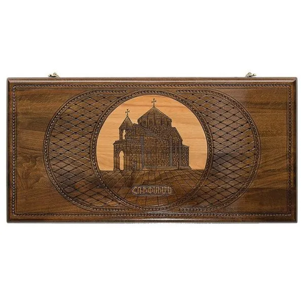 Нарды резные "Рипсиме - Орнамент" 60, Zakaryan