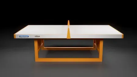 Антивандальный теннисный стол CREARUS VEGA (Желтый)