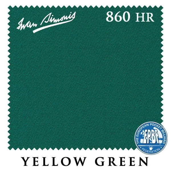 Сукно Iwan Simonis 860HR 198см Yellow Green
