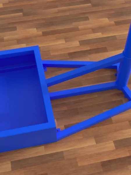 Волейбольные мобильные стойки с площадкой под груз