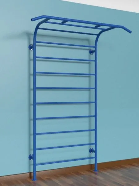 Шведская стенка с встроенным турником, детская