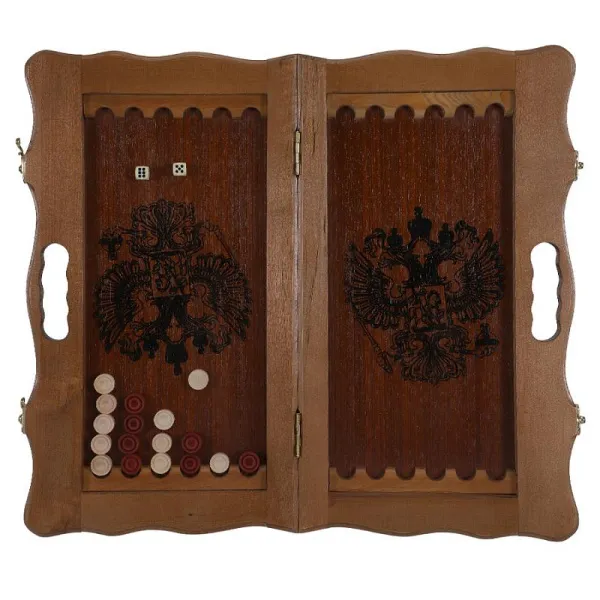 Нарды кожаные РФН "Питон" малые в дипломате