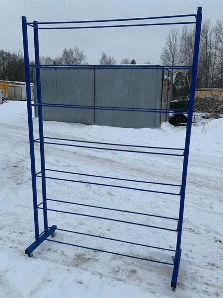 Стеллаж для мячей односторонний 2100 мм (на 56 шт.)