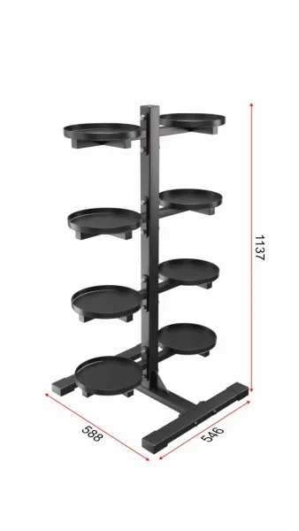 Стойка для гирь вертикальная разборная (на 8 мест)