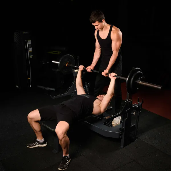 Скамья для жима лежа DHZ со страховочными упорами Olympic Bench