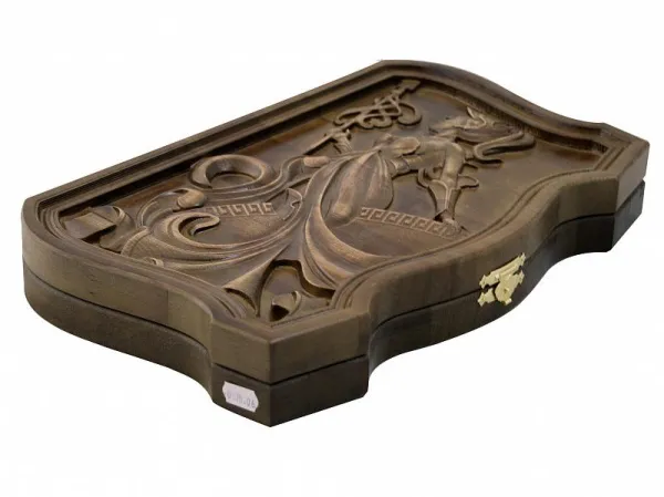 Нарды Ивановские мини "Амазонка", бук