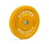 Каучуковый тренировочный диск STECTER  15 кг (желтый)