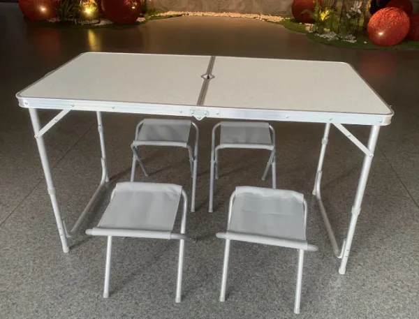 Комплект складной мебели Coyote HKTB-1002 (светло-серый)