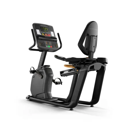 Горизонтальный велоэргометр MATRIX LIFESTYLE Серебристый с консолью GT LED