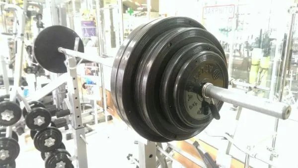 Универсальный тренажер ОПТИМА с гантелями 20 кг и штангой 75 кг