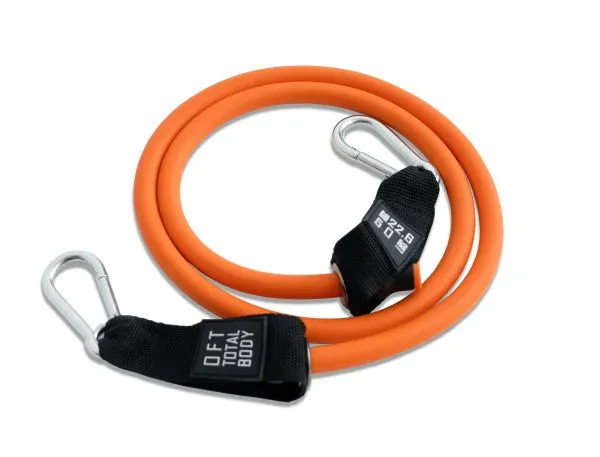 Эспандер из натурального латекса с карабинами сопротивление 50 lbs