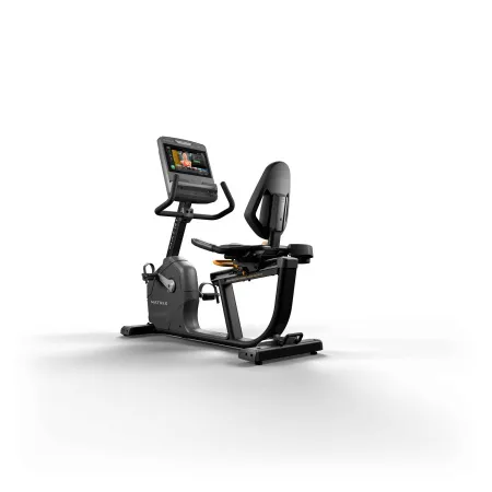 Горизонтальный велотренажер MATRIX ENDURANCE Черный с консолью TOUCH