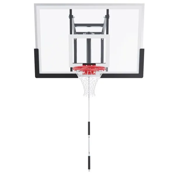 Баскетбольный щит DFC со съёмным регулятором высоты, стекло 6 мм, 120 х 80 см