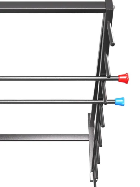 Стойка для бодибаров 8 уровней горизонтальная