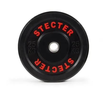 Диск 25 кг. каучуковый STECTER rubber bumper plates