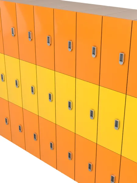 Шкаф для раздевалки ЛДСП 2000х500х300 мм 