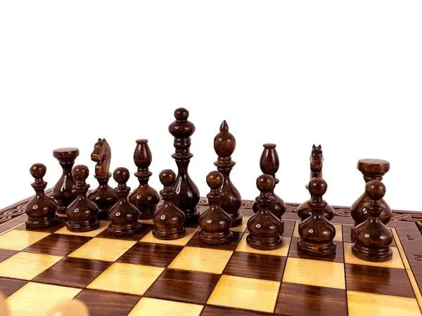 Шахматы + нарды резные "Лоза" 40, Ustyan