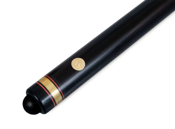 Двухсоставной бильярдный кий для русской пирамиды Weekend "Шахматы" (черный граб, падук, термограб)