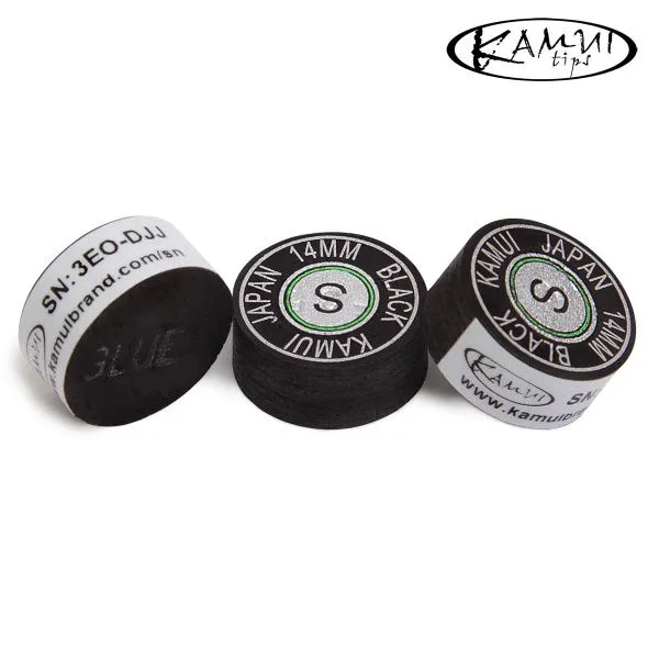 Наклейка для кия Kamui Black ø14мм Soft 1шт.