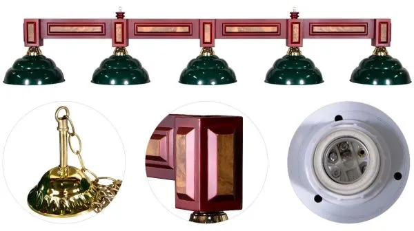 Лампа на пять плафонов «Dandy» (для 11-12ф стола)