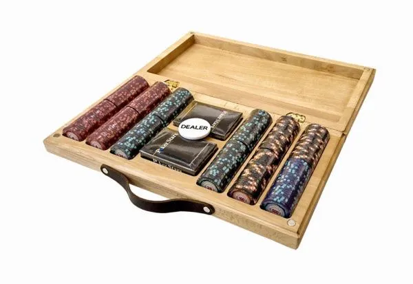 Набор для покера Casino Royale на 300 фишек в кейсе из бука, Partida