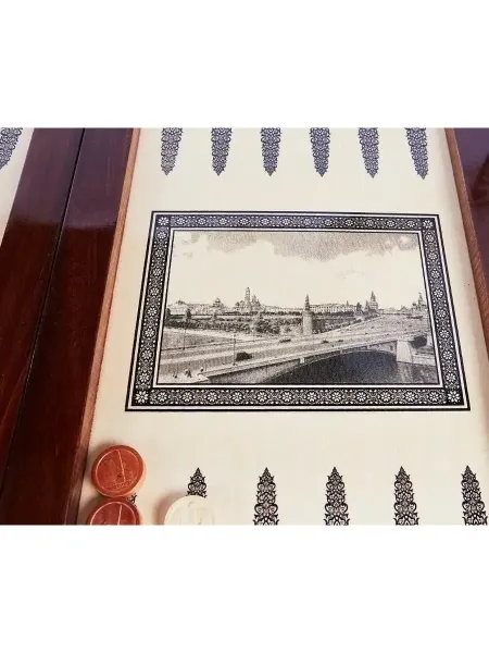 Нарды бакинские "Москва" ч/Б в дипломате