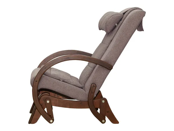 Массажное кресло качалка с пуфом EGO TWIST Plus EG2004 TCFP Капучино (TONY3)