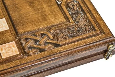 Нарды резные "Армянский узор 7" 60, Haleyan