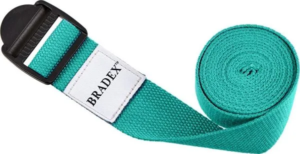 Ремешок для йоги бирюзовый