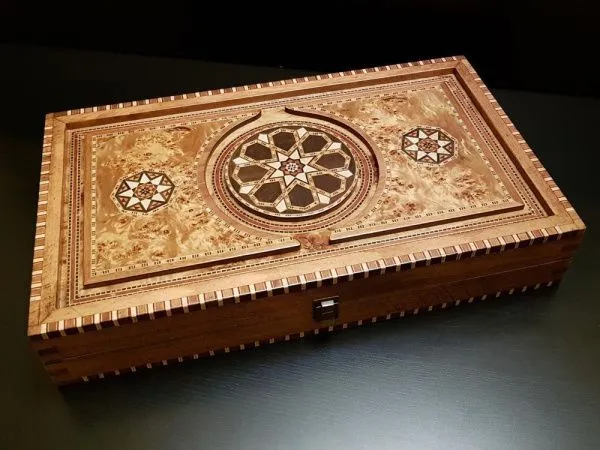 Нарды подарочные "Александрия" клен антик