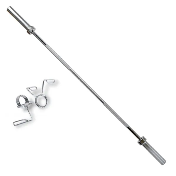 Гриф прямой 72"/180см д50, замок-пружина, нагрузка 250кг, диам.стержня 29мм