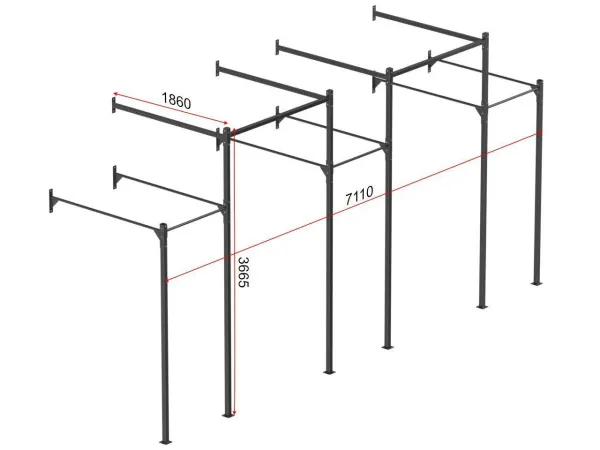 Рама пристенная (тип 3)