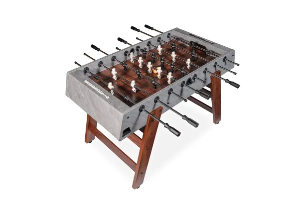 Игровой стол - футбол "Japandi" серо-коричневый