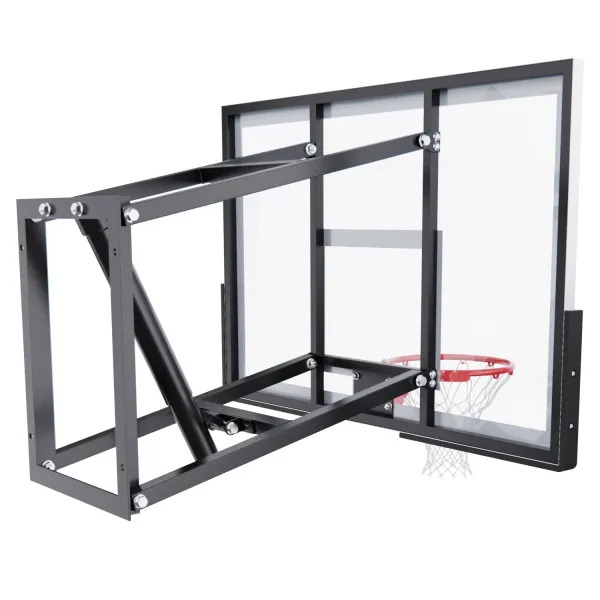 Баскетбольный щит DFC со съёмным регулятором высоты, поликарбонат 2,5 мм, 120 х 80 см