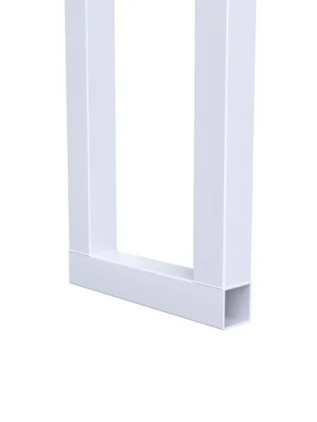 Баскетбольная стойка двухопорная с щитом 1200х900 мм из фанеры на метал. каркасе и массовым кольцом