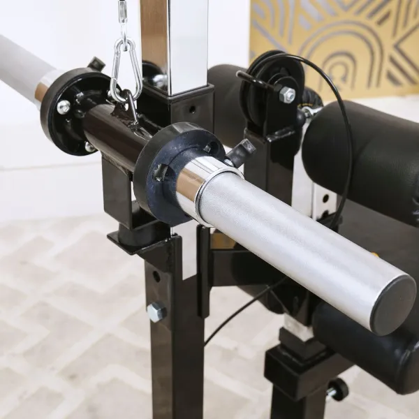 Скамья с вертикальной и горизонтальной тягой Powertec