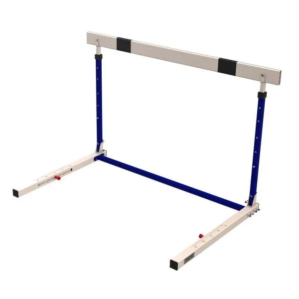 Барьер для легкой атлетики переменной высоты с противовесом (складной)