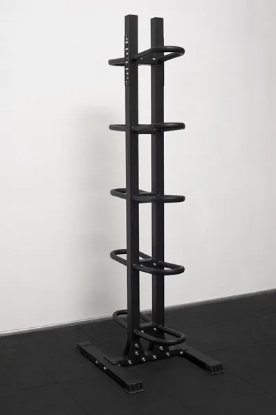 Напольная двухсторонняя стойка для медболов на 10 шт