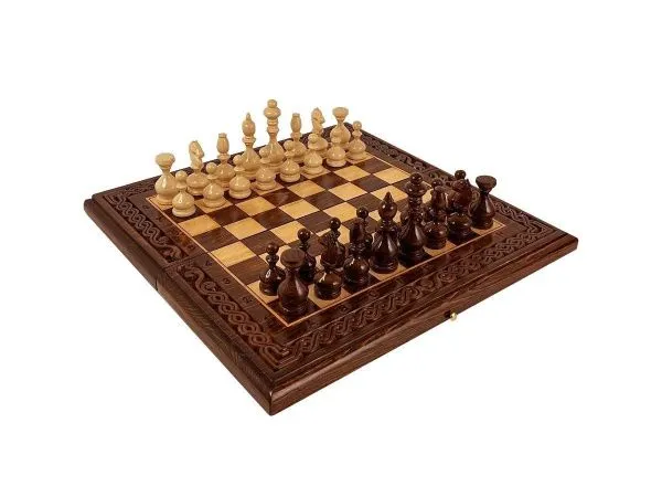 Шахматы + нарды резные "Лоза" 40, Ustyan