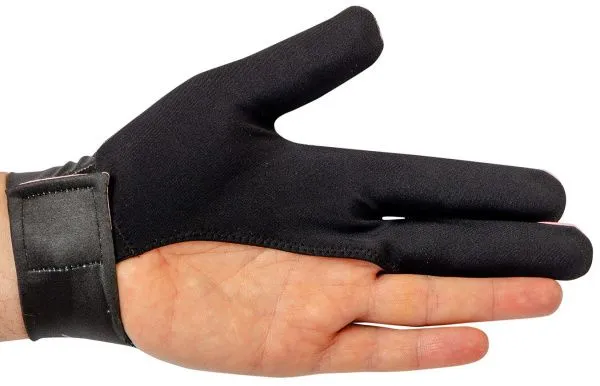 Перчатка для бильярда на левую руку черно-розовая серия Renzline коллекция Renzo Longoni Player