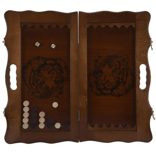 Нарды кожаные РФН "Аллигатор" малые в дипломате