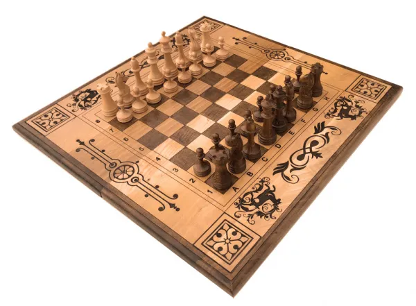 Шахматы + нарды "Олень" 50, Zakaryan