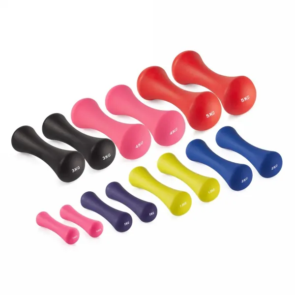 Набор гантелей неопрен (пары) от 0,5-5 кг VF-SET34