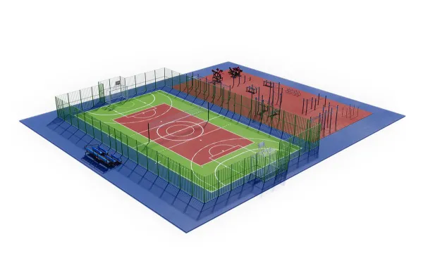 Умная спортивная площадка. Комплект №1 (по приказу Минспорта России №107 от 15.02.22) - 108х3,5 мм