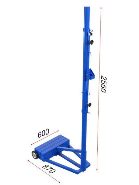 Волейбольные мобильные стойки со стаканами